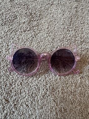 Kids Pink Cat-Ear Sunglasses
